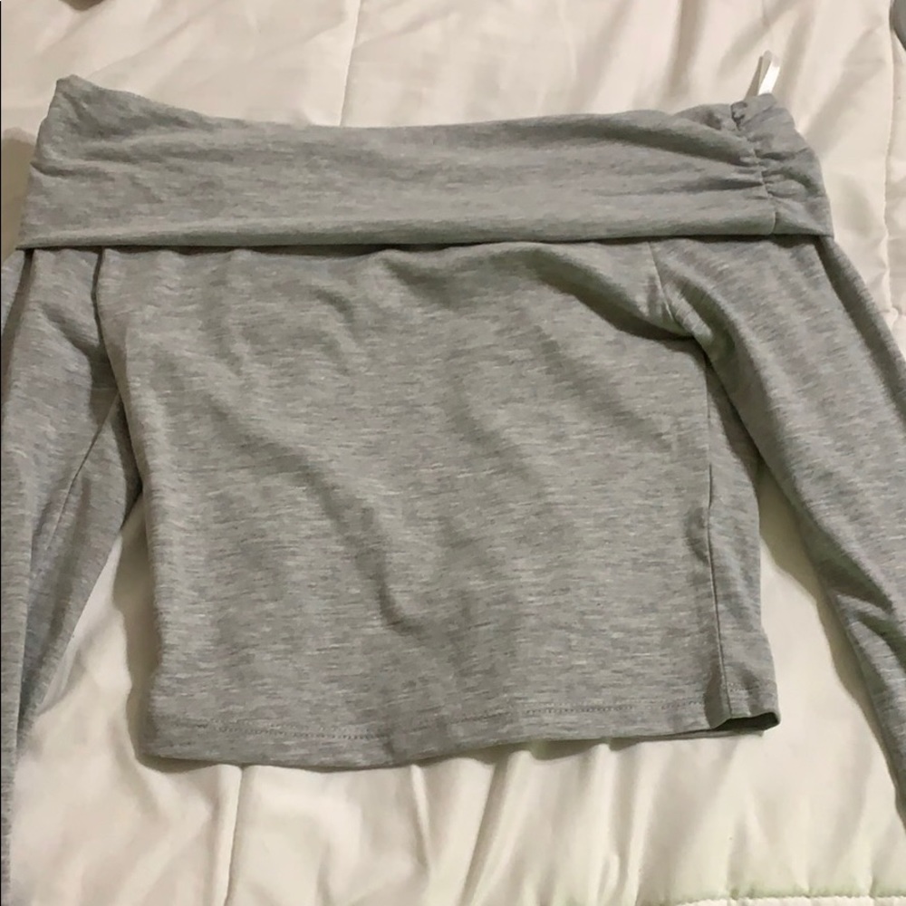 Shoulder top long sleeve